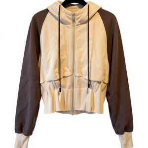 LIT Rebounce Corset Jacket in Chocolate/Beige L